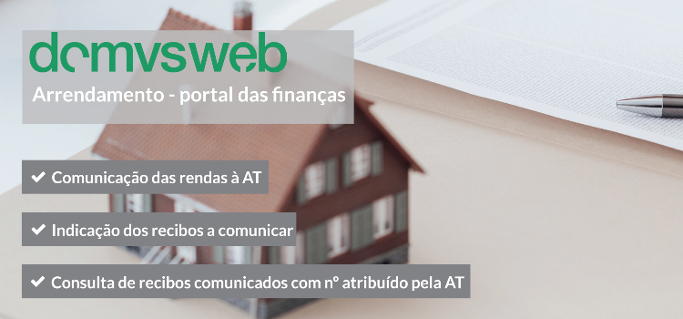Domvsweb com nova funcionalidade de comunicação automática de rendas à AT